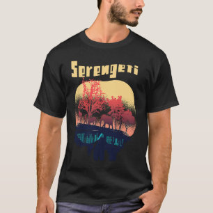 Camiseta Serengeti Africa Safari Elephant Parque Nacional G
