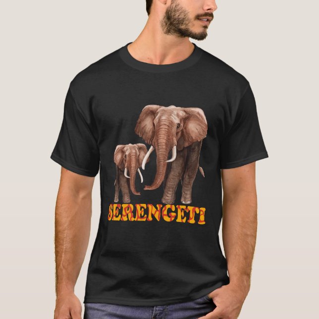 Camiseta Serengeti Elephant (Anverso)