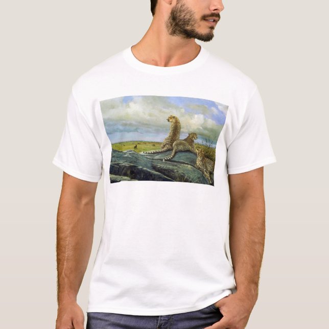Camiseta Serengeti, guepardo (Anverso)