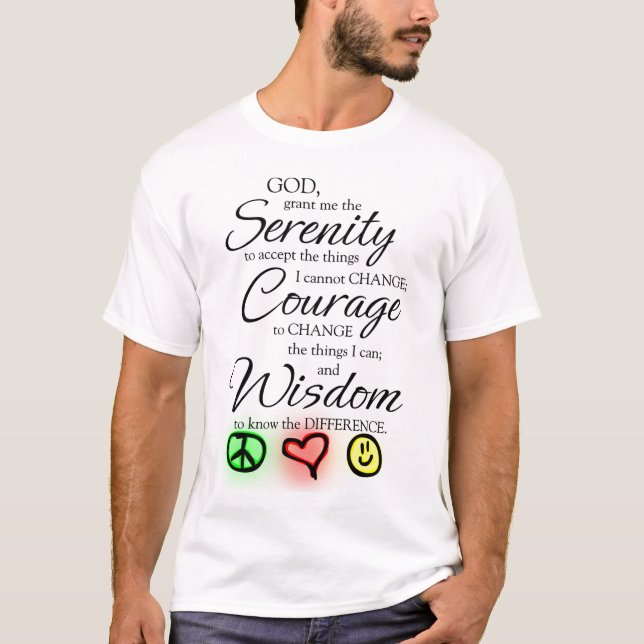 Camiseta Serenidad (Anverso)