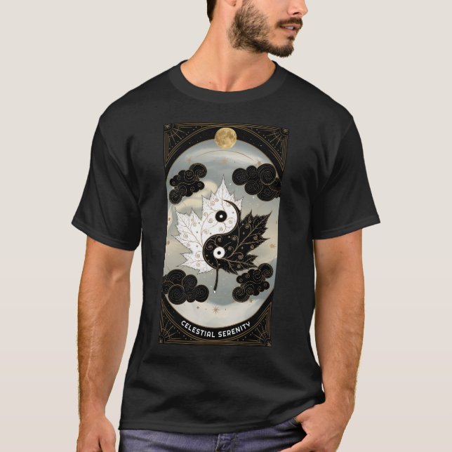 Camiseta Serenidad celeste (Anverso)