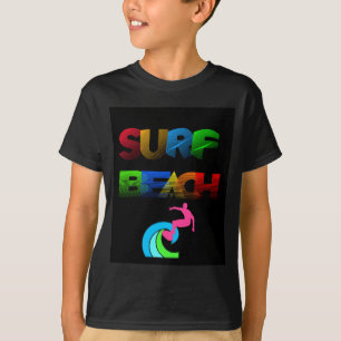 Camiseta Serenidad costera, Playa Tranquila de Surf