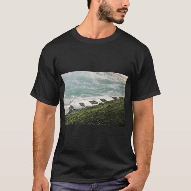 Camiseta Serenidad de Ave Marina Oceánica (Anverso)