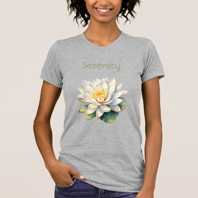 Camiseta Serenidad de Flor de Loto (Anverso)