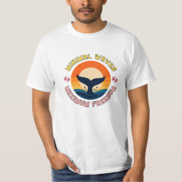Camiseta Serenidad de la cola de ballena al atardecer