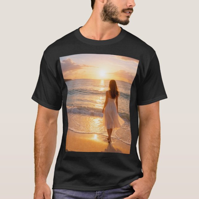 Camiseta Serenidad Dorada (Anverso)