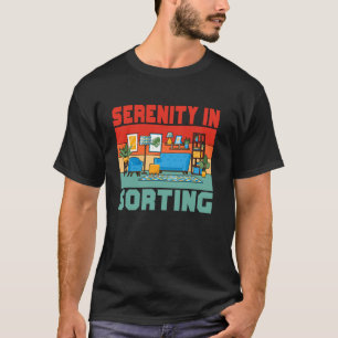 Camiseta Serenidad en el organizador de ordenación