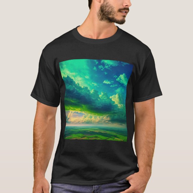 Camiseta "Serenidad en la flor: el tapiz de la naturaleza" (Anverso)