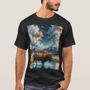 Camiseta Serenidad en lo salvaje - Búfalo
