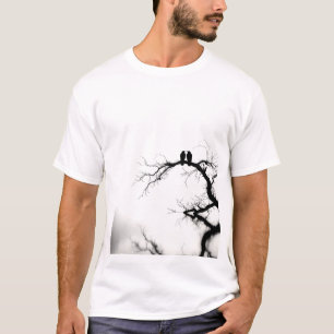 Camiseta 🕊️ 🌳 Serenidad en Silhouette 🌳 🕊️