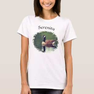 Camiseta Serenidad Ganso de Canadá Inspirador