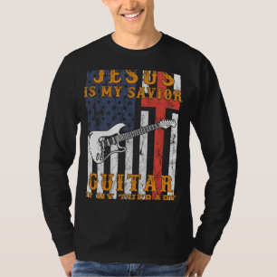 Camiseta Serenidad tardía: Jesús es mi Salvador, la guitarr