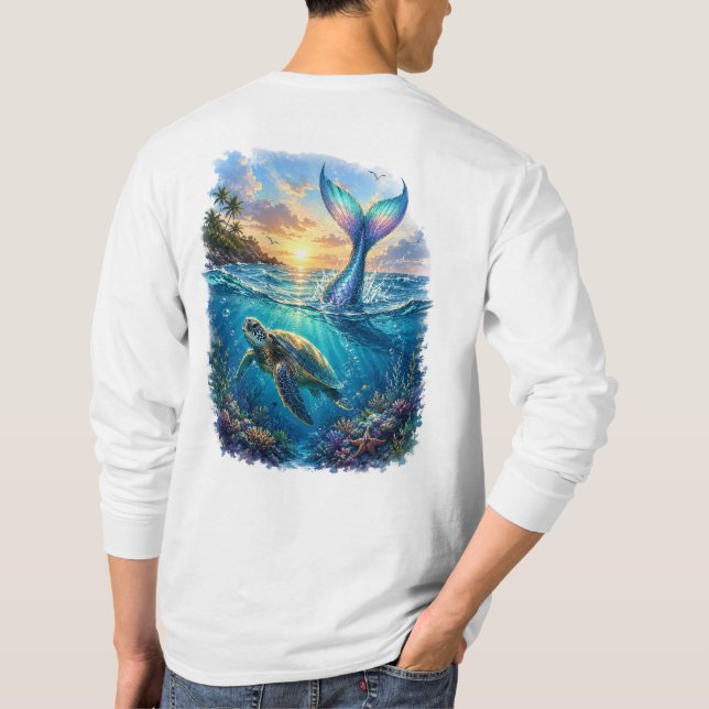 Camiseta Serenidad Tropical (Reverso)
