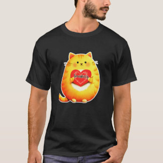 Camiseta Serenkitty Música Notas Musicales Corazón Gatito A