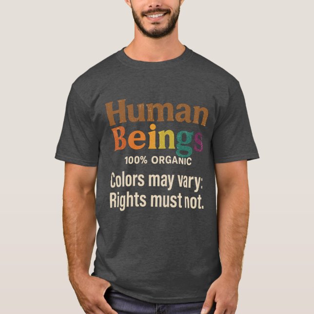 Camiseta Seres humanos (Anverso)