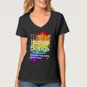 Camiseta Seres Humanos 100 Colores Orgánicos Pueden Vary Lg