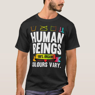 Camiseta Seres Humanos 100 Colores Orgánicos Vary Lgbt Prid