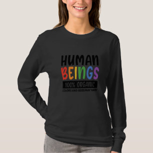 Camiseta Seres Humanos 100 Colores Orgánicos y Tamaños Pued