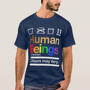Camiseta Seres humanos 100 Los colores orgánicos pueden va