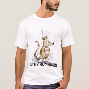 CAMISETA ¡SERES HUMANOS ASQUEROSOS DEL DIBUJO ANIMADO
