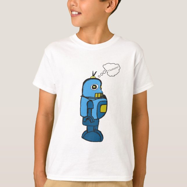 Camiseta Seres humanos del robot (Anverso)