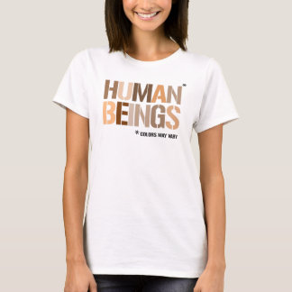 Camiseta Seres humanos - los colores pueden variar