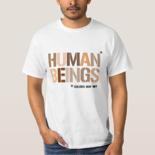 Camiseta SERES HUMANOS: Los colores pueden variar