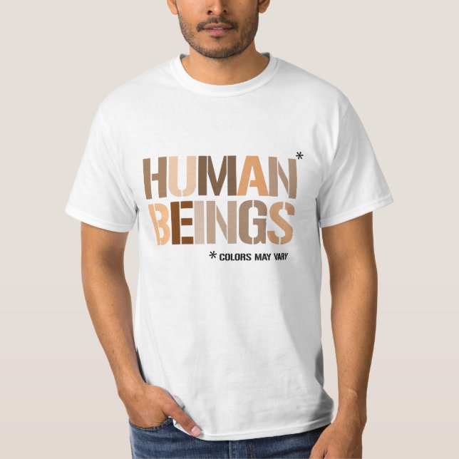 Camiseta SERES HUMANOS: Los colores pueden variar (Anverso)