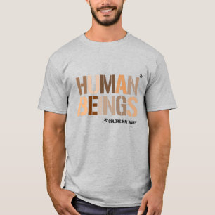 Camiseta SERES HUMANOS: Los colores pueden variar