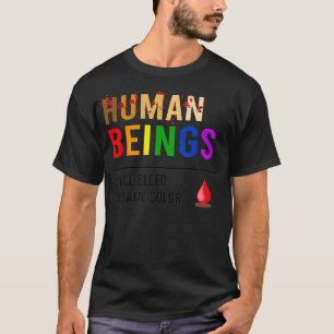 Camiseta Seres Humanos Que Todos Heredamos El Mismo Color