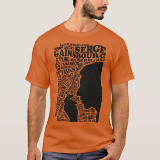 Camiseta Serge Gainsbourg Discografía