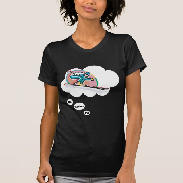 Camiseta Sería bastante 2 de esquí (Anverso)