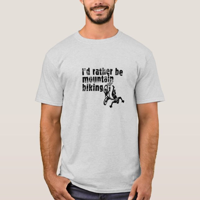 Camiseta Sería bastante el biking de la montaña (Anverso)