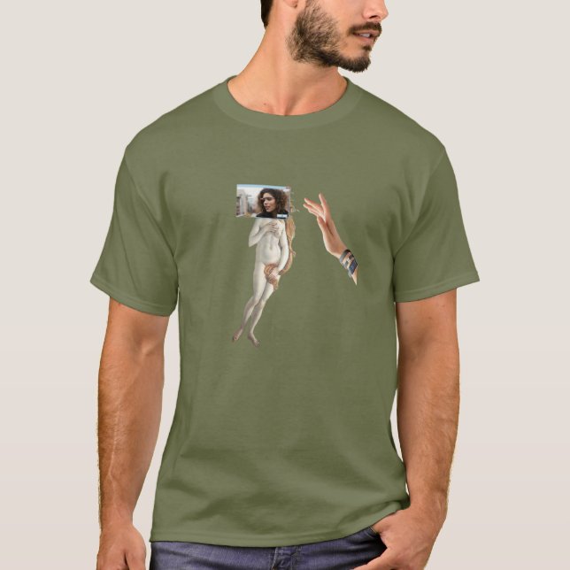Camiseta Sería bastante un Cyborg que una diosa (Anverso)