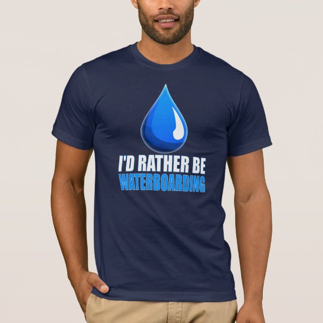 Camiseta Sería bastante Waterboarding (Anverso)