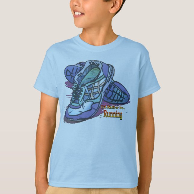Camiseta Sería bastante zapatillas de deporte corrientes (Anverso)