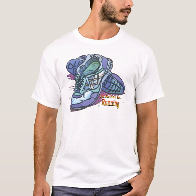 Camiseta Sería bastante zapatillas de deporte corrientes (Anverso)