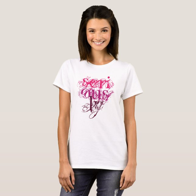Camiseta Seriamente - (Anverso completo)