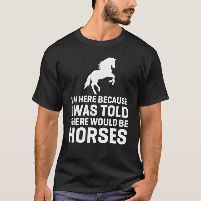 Camiseta Serían Caballos de Caballos (Anverso)