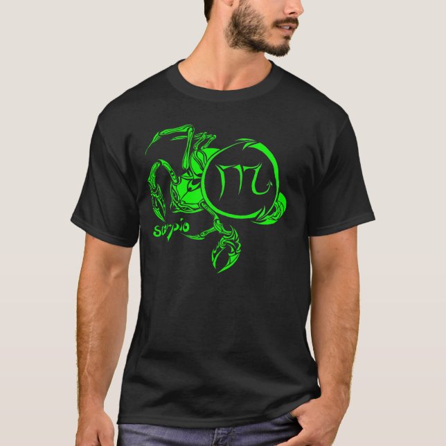 Camiseta Serie 1 verde del escorpión (Anverso)