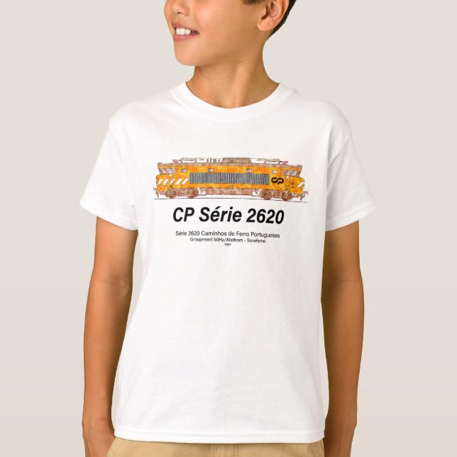 Camiseta Serie 2620 Locomotora Eléctrica. Nez-Casse Loco (Anverso)