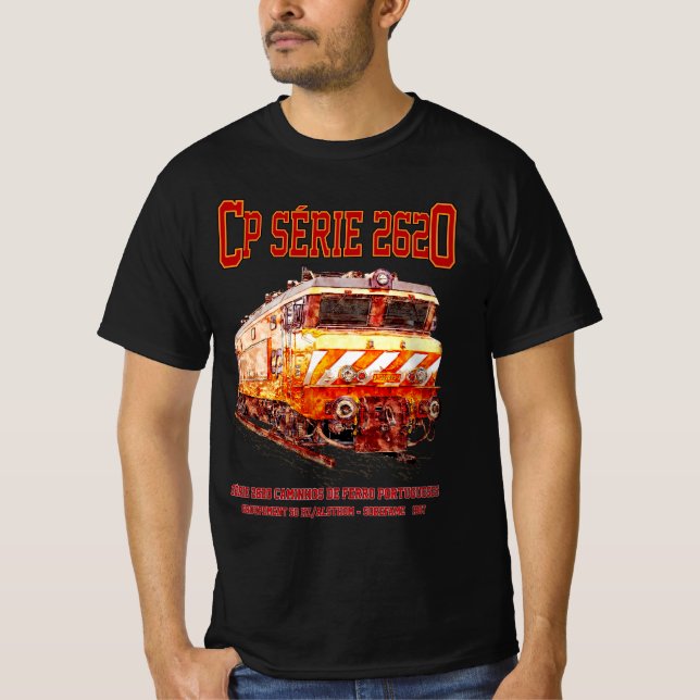 Camiseta Serie 2620 Locomotora Eléctrica. Nez-Casse Loco (Anverso)