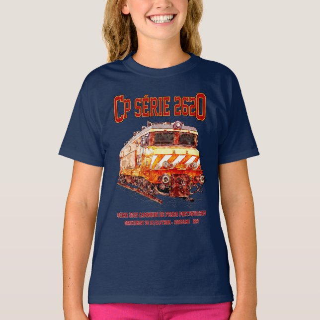 Camiseta Serie 2620 Locomotora Eléctrica. Nez-Casse Loco (Anverso)