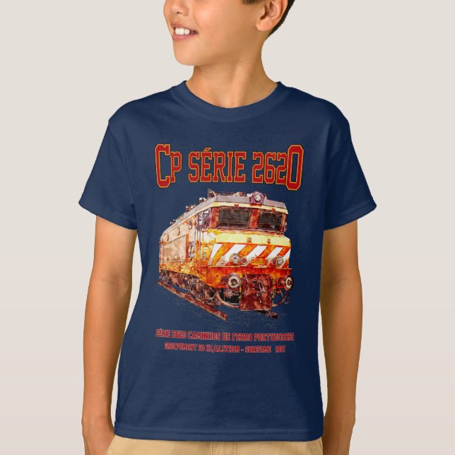 Camiseta Serie 2620 Locomotora Eléctrica. Nez-Casse Loco (Anverso)