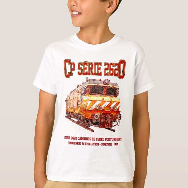 Camiseta Serie 2620 Locomotora Eléctrica. Nez-Casse Loco (Anverso)