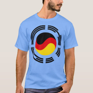 Camiseta Serie alemana coreana de bandera patriótica multin
