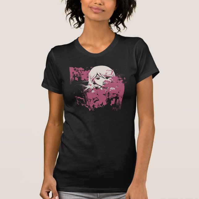 Camiseta Serie animada "tímida" por Julian P Flores (Anverso)