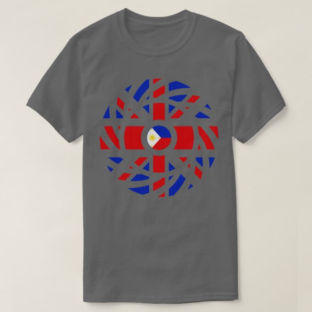Camiseta Serie británica de bandera patriótica multinaciona (Diseño del anverso)