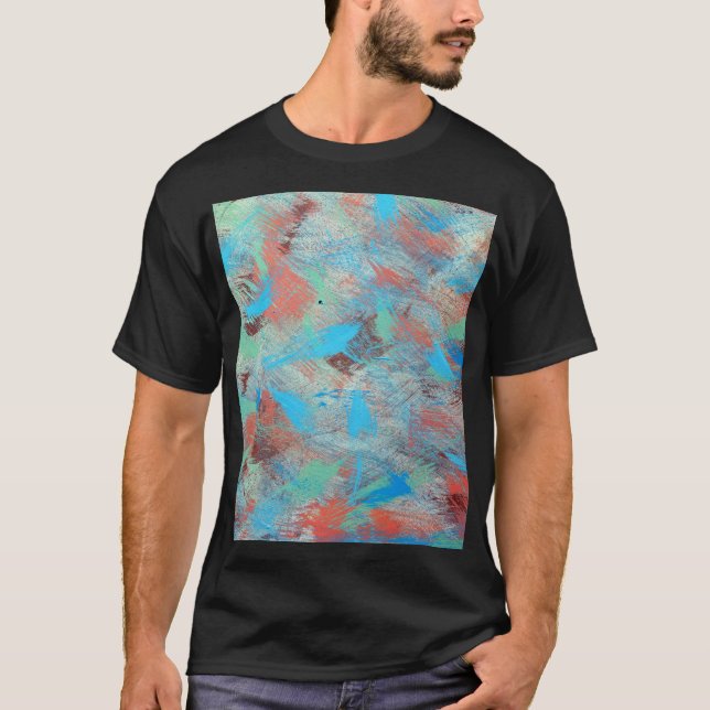 Camiseta Serie colorida: textura de fondo abstracta. (Anverso)
