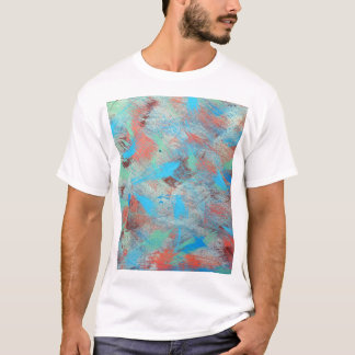 Camiseta Serie colorida: textura de fondo abstracta.